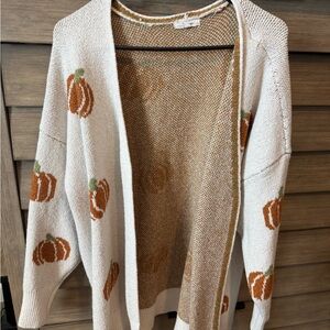 Pumpkin cardigan
